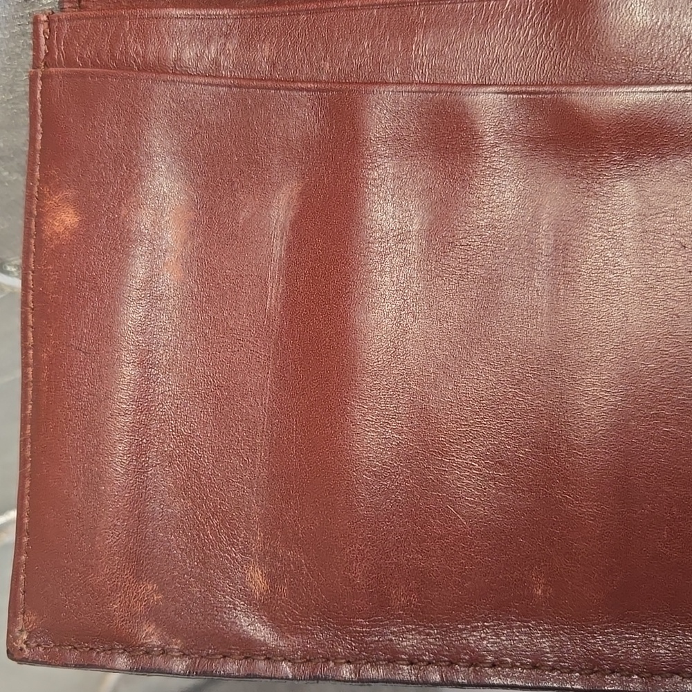 Salvatore Ferragamo Brown Woven Wallet - Picture 5 of 8